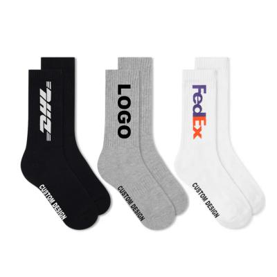 China QUICK DRY NO MOQ FREE DESIGN & MACKLE to make your own cotton bamboo mens crew customized socks your logo custom socks goes stock for sale