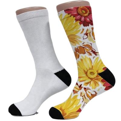 China QUICK DRY 360 degrees 3d printed custom sublimation cotton print socks printed with your logo for sale