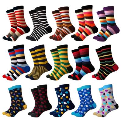 China Wholesale QUICK DRY Custom Socks Design Colorful Funny Happy Logo High Quality Fashion Crew Cotton Men Designer Socks for sale