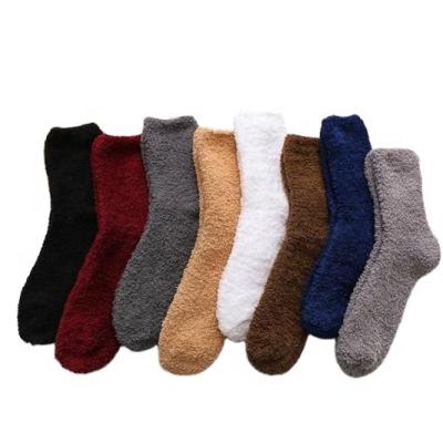 China OEM/ODM Winter Fuzzy Socks Custom Logo Embroidery QUICK DRY Female Socks Thick Indoor Floor Coral Fleece Warm Women Socks for sale