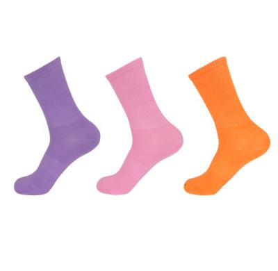 China QUICK DRY long slouch socks for girls unique women crew fluorescent color cotton terry winter thick women slouch socks for sale