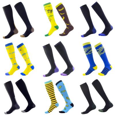 China MOQ QUICK DRY small logo patterned charm cycling socks custom compression basketball training socks for women and men workout increasing sports for sale