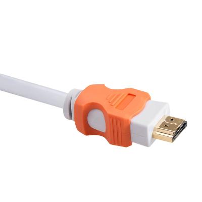 China Wholesale Orange+White Injection Mold Camera HDMI Cable Electronic Cable Support 4k*2k 3d 2160P High Speed for sale