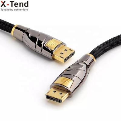 China Camera DP to DP 1.4 8K@60HZ/4K@120HZ/4K@60HZ 32.4Gbps cable support for PC HDTV for sale