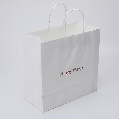 China Recyclable Recyclable Square Paper Handle Recycled Shopping Bags Customized Logo Printing Manufacturers New Paper Bag Packaging Fashion for sale