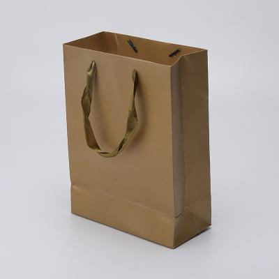 China Recyclable luxury custom clean logo printed necklace boutique clothing shopping jewelry wedding gift retail packaging paper bag for clothes for sale