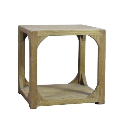 China (Others)Luxury Natural Reclaimed Antique Wood Adjustable Living Furniture Set Square Natural Accent Coffee Table for sale