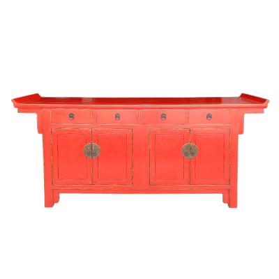 China Popular Selling Solid Wood Nordic Home Furniture Sideboard Cabinet for Kitchen/Dining Room for sale