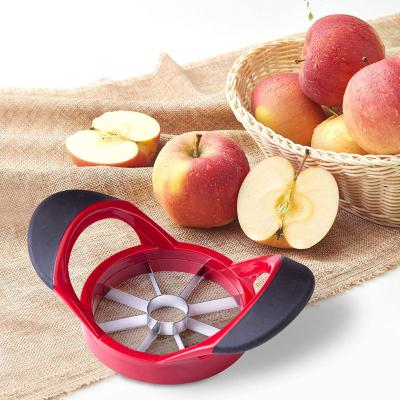 China Customized Viable Logo Multifunctional Stainless Steel Fruit Cutter Slicer For Apple for sale