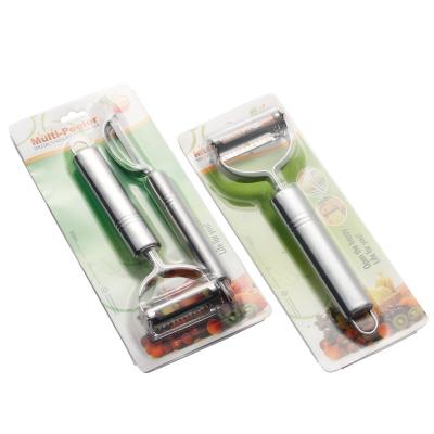 China Sustainable Low Price Two-sets Kitchen Vegetable Multifunctional Potato Peeler for sale