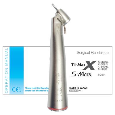 China Uma fibra ótica Handpiece cirúrgico dental de 45 graus com Rod de vidro à venda