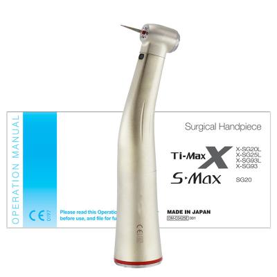 China Turbina dental Handpiece da fibra ótica conduzido contra o ângulo com cabeça do diâmetro 10mm à venda