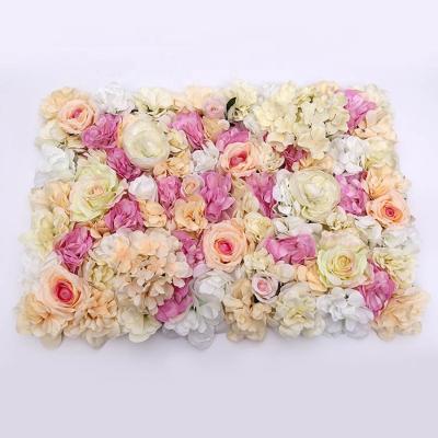 China FW-G5 RESUP 40*60cm Party Artificial Flower Wall Flower Wall Backdrop Panels Mats For Decoration for sale