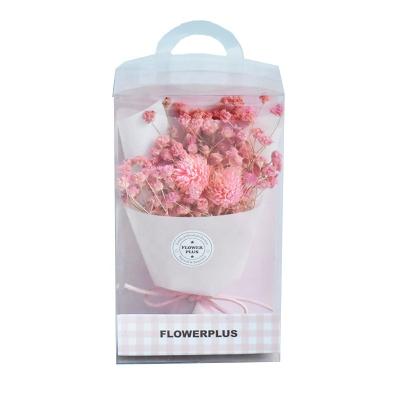 China Handwork 14cm Tall Dry Baby's Breath Bouquet Dried Natural Flowers Wholesale Dried Flowers In Box for sale