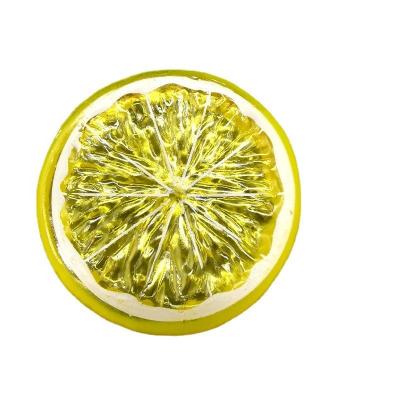 China Plastic Fruit Plastic Artificial Lemon Slices Artificial Fruits And Vegetables For Decoration for sale