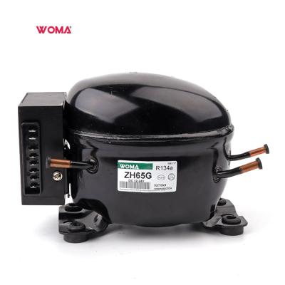 China DC 12v 24v Lubricated Mini Fridge Compressor ZH65G R134a for sale