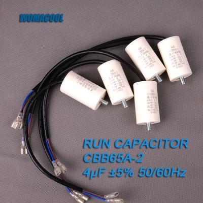 China CBB65A-2 4uF 50/60Hz 450V Running Capacitor Refrigerator Compressor Compressor AC Compressor Capacitor for sale