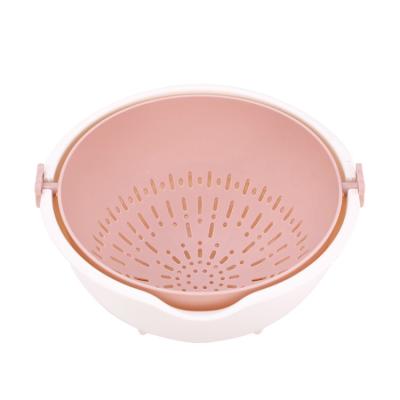 China LATTLIV Bear Plastic Sieve and Bowl Set Kitchen Handle Colander Sieve and Bowl Set for Washing Fruits and Vegetables for sale