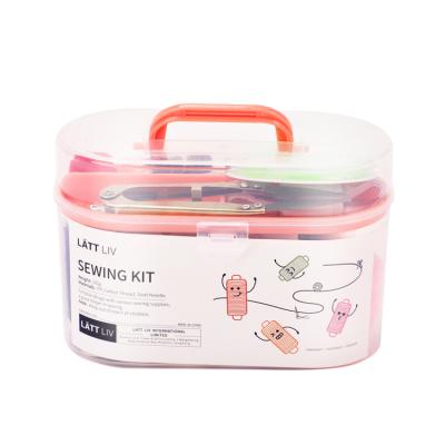 China With Various Sewing Organizer Travel Portable Mini Sewing Kit Adult DIY Pin Crochet Hooks Set Kids Supplies LATTLIV Needle Yarn Button for sale