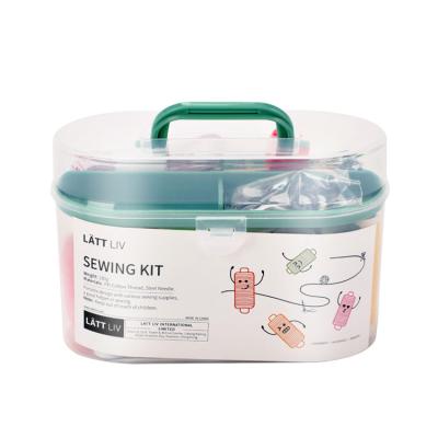 China With Various Sewing Supplies LATTLIV Contract Sewing Crochet Knitting Needles Weave Yarn Kits Bundle Home Sewing Set Kit With Case for sale