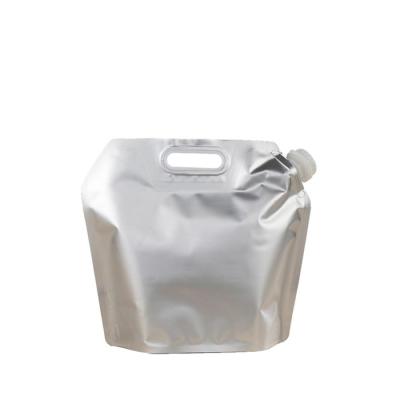 China Moisture Proof Laminated Aluminum Foil Motor Oil Bag Leak Proof Spout Liquid Pouch for sale