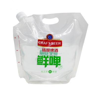 China Moisture Proof Liquid Stand Up Spout Pouch 5 Liter Water Bottles BPA Free Water Packaging Bag Water Storage Bag for sale