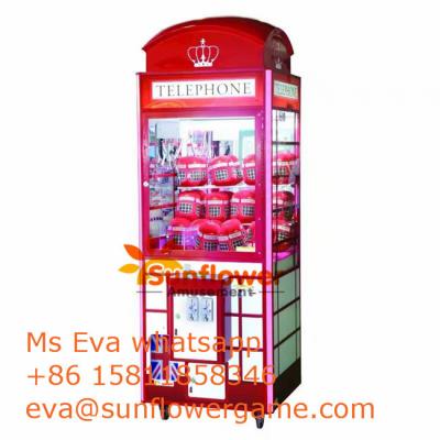 China Arcade Telephone Toy Crane Machine For Sale Plush Toy Catcher For UK market from China Supplier for sale