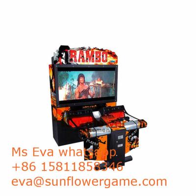 China 55INCH EXCITING RAMBO COIN OPERATED SIMULATOR SHOOTING ELECTRONIC ARCADE GAME MACHINE FOR SALE for sale