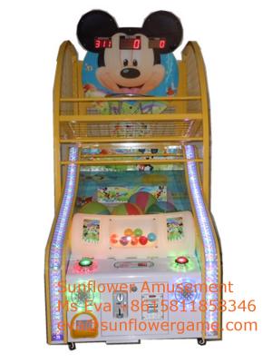 China Game Center Coin Operated Kids Game Machine Arcade Mickey Basketball For Sale for sale