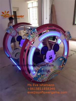 China Best Amusement Park Outdoor Battery Mickey Outdoor Roller Happy Car Kids Rider for sale for sale