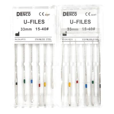 China Dental Regional Root Canal Filling Files Detal U for sale