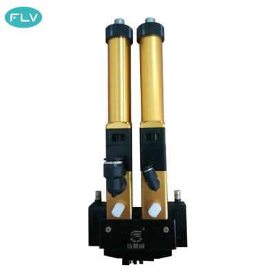 China SMT PCB Production Line Double Screw Valve Glue Needle Dispenser Valve Pneumatic Fine Adjustment Spray AB Glue Dispenser Valve for sale