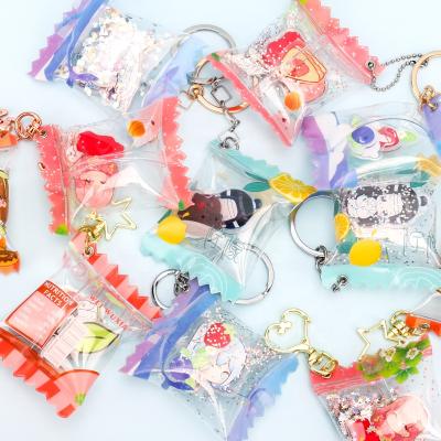 China VOGRACE Advertising Personalized Printed Acrylic Candy Charms Candy Bag Acrylic Charm for sale