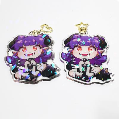 China Advertising Transparent Acrylic Key Chain/Custom Anime Acrylic Key Chain/Acrylic Key Chain Anime Double Sided for sale