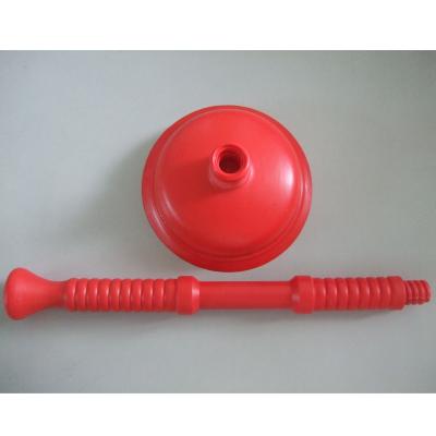 China Viable Colors Plastic Toilet Plunger With Long Handle for sale