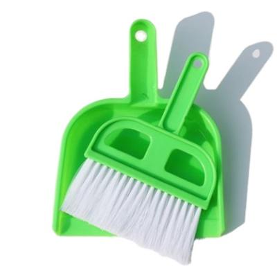 China Plastic stowable dustpan and mini hand reading brushes for the table for sale