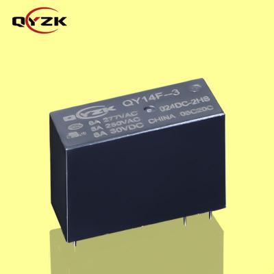 中国 24VDC Sealed 2*SPST-NO 5AMP 250VAC 5A 30VDC 6 Pin 0.54W Alternative to JQX-14FF Display Instrument Power Sound Relay 販売のため