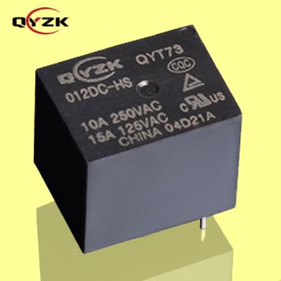 China T73 Relay JQC-3F HF3FF LS-T73 3V 5V 6V 9V 12V 24V DC 10A 15A 4 Pin PCB Sugar Cube Mini Power Sealed Micro Electromagnetic Relay zu verkaufen