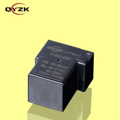 中国 12V Sealed DC SPDT Rating Laod 40AMP 250VAC 40A 30VDC 5 Pins Feet 1.6W Wide Alternative To T90 Gen Purpose Relay 販売のため