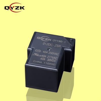 중국 12VDC SPDT Sealed Rating Laod 40AMP 250VAC 40A 30VDC 5 Pins 0.9W Alternative to SLA-05 T Shape Refrigerator Power Relay 판매용