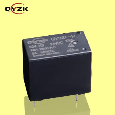 China 24V Sealed Contact 24V Form SPST-NO (1 Form A) 10amp 250VAC 10A 30VDC 4 Pins 0.45W alternative to universal hf32F wifi control power relay en venta