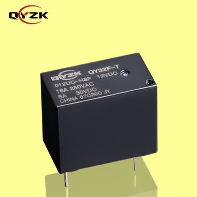 Cina 12 SPST-NO Voltage Rating Sealed Load 16amp 250VAC 5A 30VDC 4 Pins 0.2W Alternative to HF32F Smart Speaker Subminiature Relay in vendita