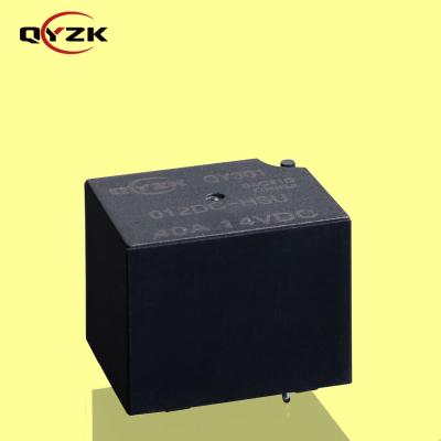 China 12V DC Sealed SPST-NO (1 Form A Rating Load 40A 14VDC 6) Pins American Feet 1.6W Alternative to HFKP Auto Control Switch Box Relay Te koop