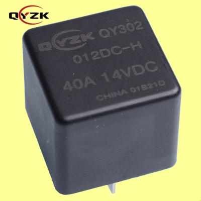 China AG Alloy QYZK 12v Relay Headlight 12V SPST-NO Rating Automotive (Normally Open) 40A 14VDC 4 Pins 1.8W Seat Auto Fit Relay zu verkaufen