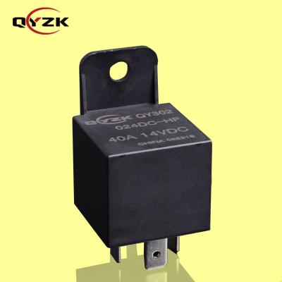 China Sealed 24V DC SPST-NO (1 Form A Rating Load 40A 14VDC 4) Pin 1.8W With Plastic Bracket Alternative To VF4A Automotive Fog Lamp Relay Te koop