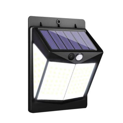 China 140LED Garden Wall Light Solar Powered PIR Motion Sensor Lights Outdoor Garden Lamp Night Light 3 Modes Waterproof For Garden for sale