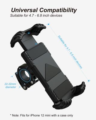 China Adjustable Bike Phone Holder, Motorcycle Phone Mount, Bicycle Handlebar Cell Phone Clamp, Scooter Phone Clip for 4.7