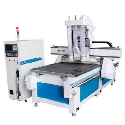 China Building Material Shops Cheap 1300mm*2500mm*200mm Table Wood PCB CNC Drilling Glass Milling Woodworking Machinery for sale