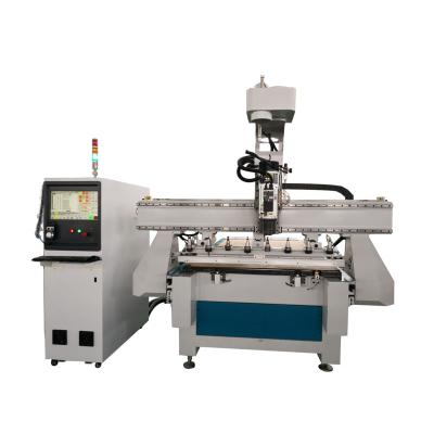 China Building Material Stores ATC 6/8/12 Tools Changing LNC Control System Woodworking CNC Router Machine 1325 for sale