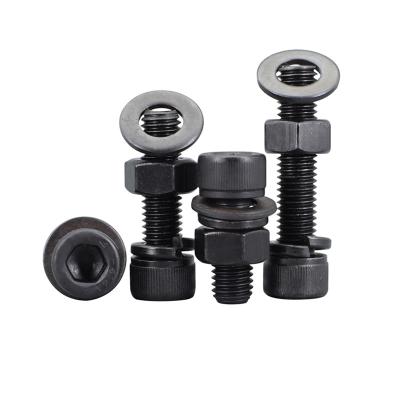 China Bolt Nuts With Bolt-Nut Gasket Carbon Steel Grade 8.8/10.9 Customization Bolt Inner Hex Head With Gasket for sale